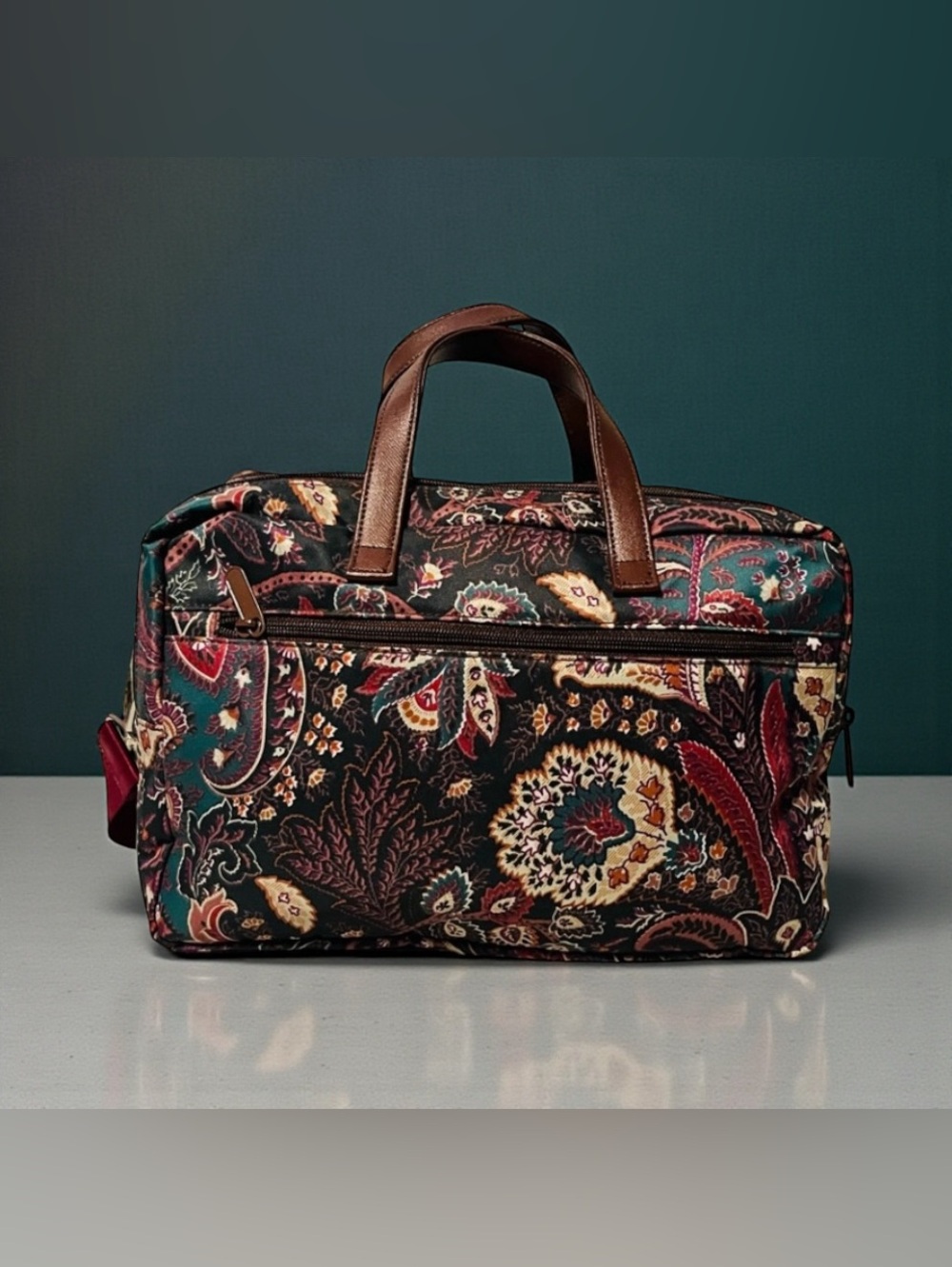 Etro Paisley Nylon Crossbody/Messenger Bag - Picture 3 of 11